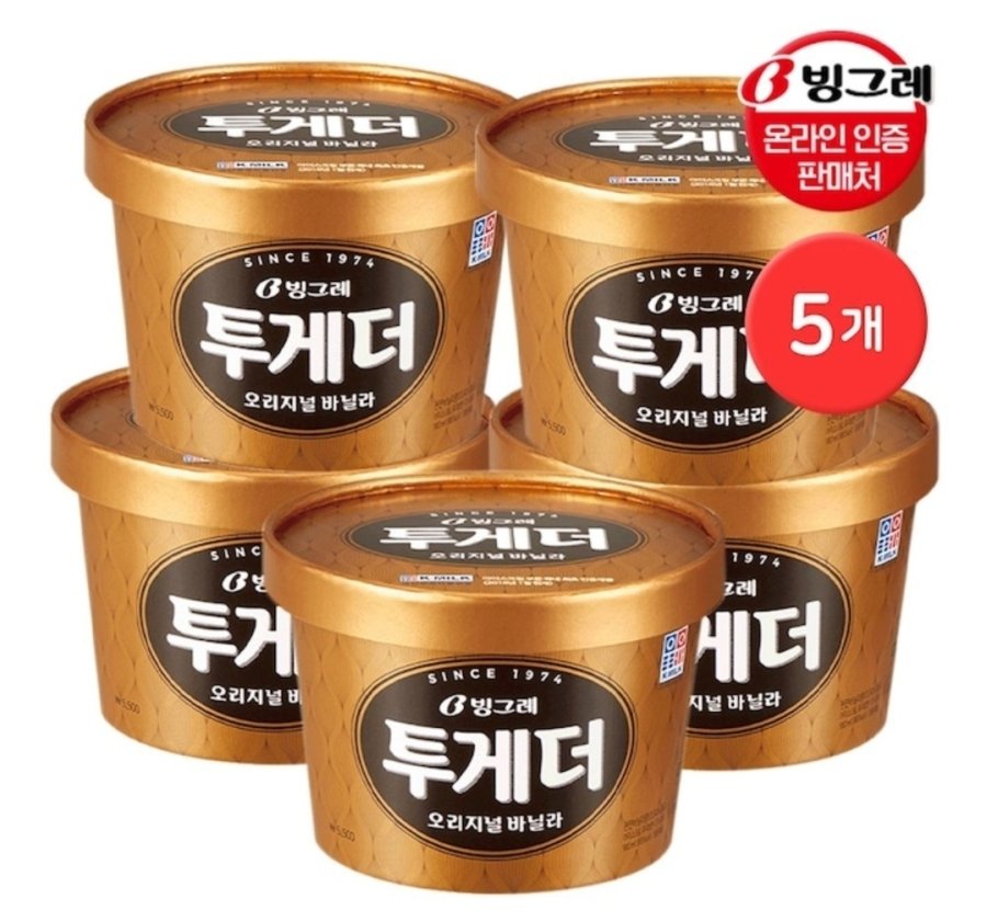 [오늘의집] 투게더 바닐라 오리지널 900ml * 5개