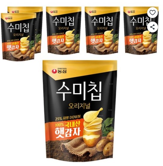 [쿠팡] 수미칩 오리지널, 85g, 6개