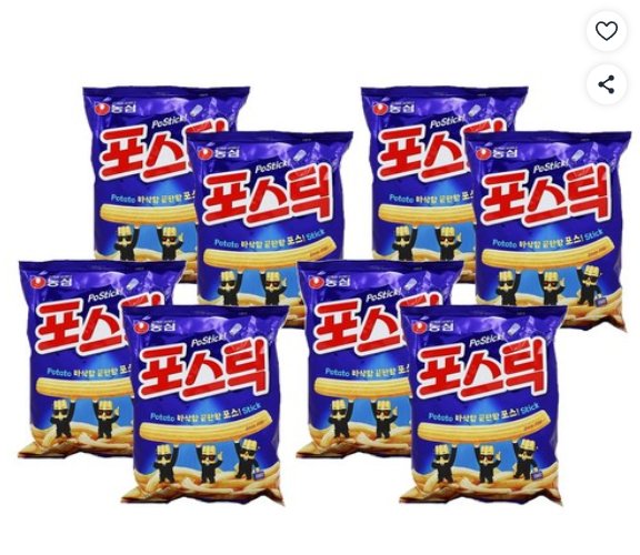 [쿠팡] 포스틱 과자, 84g, 8개